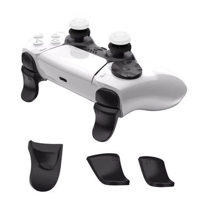 For Sony PS5 PS5309 5 In 1 L1 / R1 Lengthened Key Cross Increase Key Game Handle Increase Case(Black White) - Cases by buy2fix | Online Shopping UK | buy2fix