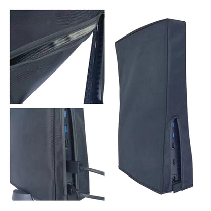 PS5-1 for Snoy PS5 Game Console Waterproof and Dustproof Protective Cover(Vertical Black) - Bags by buy2fix | Online Shopping UK | buy2fix