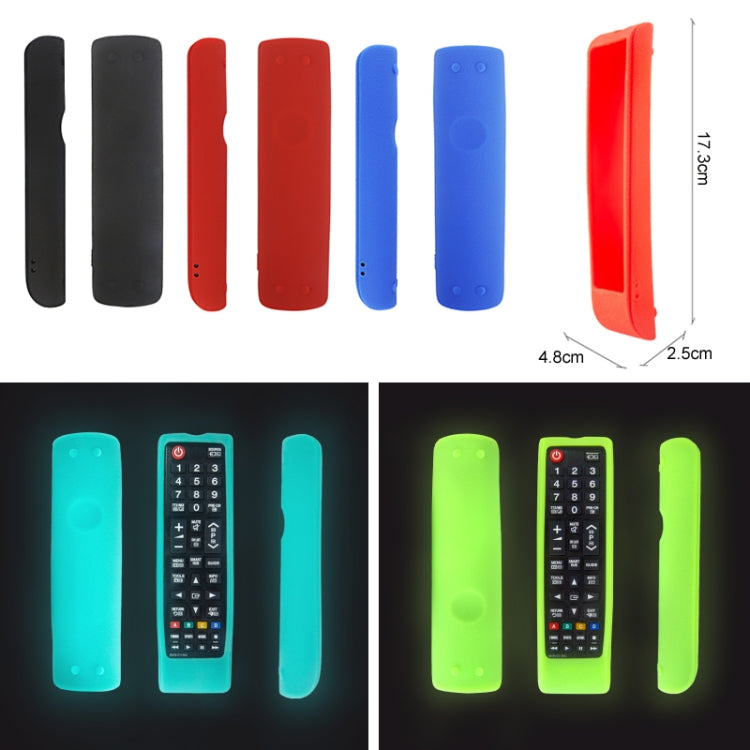For Samsung BN59-01303A/01199F 2pcs Remote Control Case(Fluorescent Blue) - Consumer Electronics by buy2fix | Online Shopping UK | buy2fix