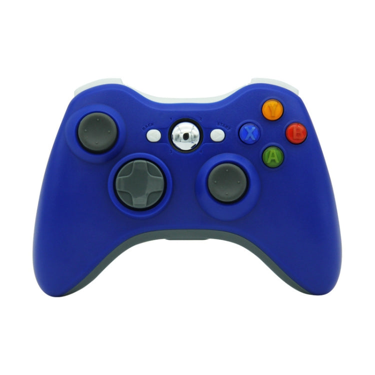 For Microsoft Xbox 360 / PC XB13 Dual Vibration Wireless 2.4G Gamepad With Receiver(Blue) - Gamepad by buy2fix | Online Shopping UK | buy2fix