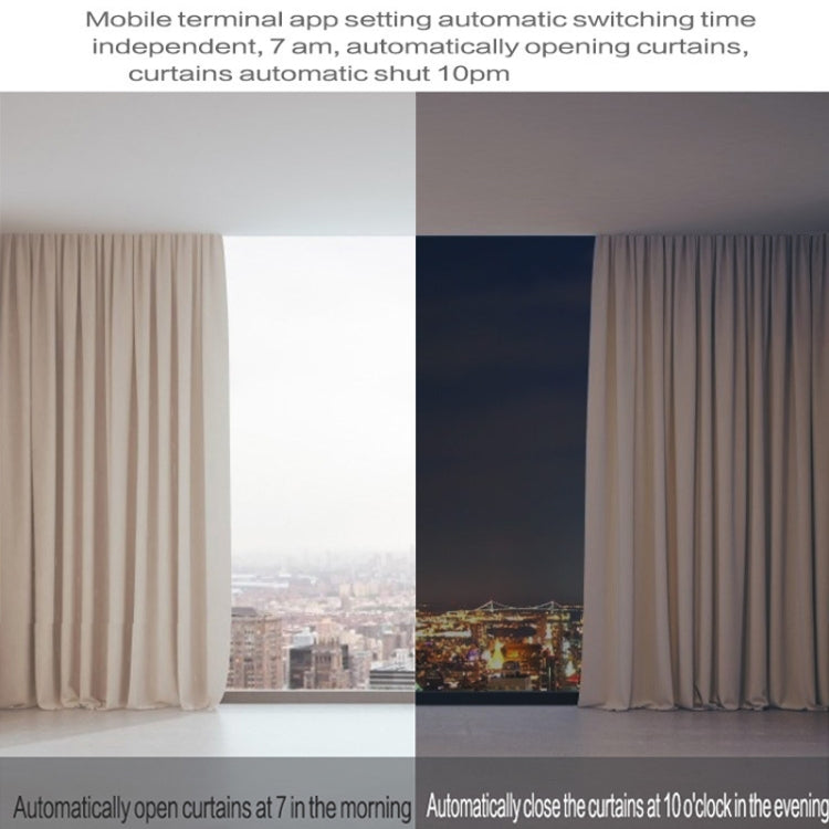 X101 Smart Home Automatic Curtain Machine With RC, Style: Roman Pole Model Double Host+Gateway - Consumer Electronics by buy2fix | Online Shopping UK | buy2fix