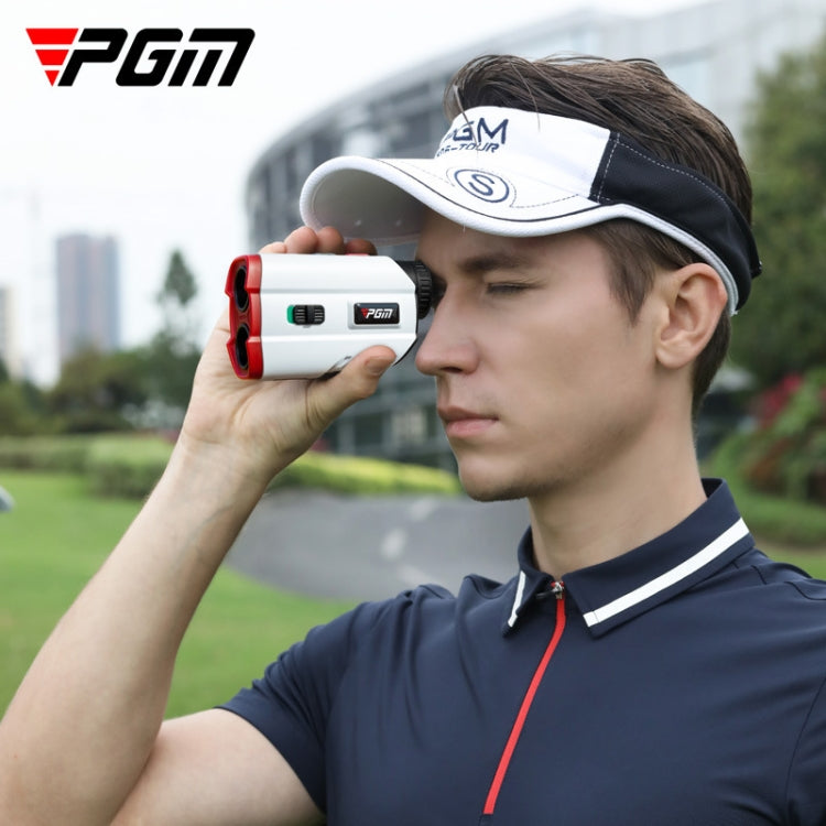 PGM JQ015 IP54 Waterproof Golf Laser Distance Meter Telescope, Measuring Distance: 600m(White) - Binoculars by PGM | Online Shopping UK | buy2fix