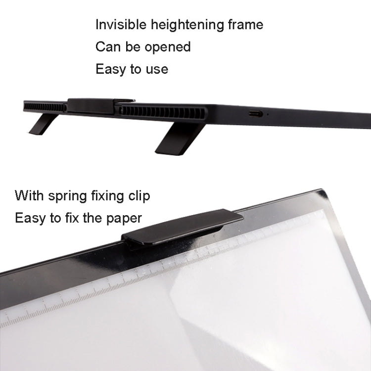 A4-D28B Rechargeable Copy Desk Drawing Board, Specification: With Charging Line+UK Plug Adapter -  by buy2fix | Online Shopping UK | buy2fix