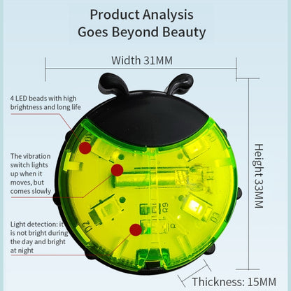 Ladybug Wheel Light Children Balance Bike Bicycle Hub Light, Color: Manual&Automatic - Decorative Lights by buy2fix | Online Shopping UK | buy2fix