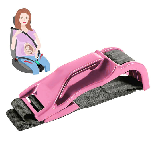 Pregnant Car Seat Belt Anti Stranglehold Belly Protection Fetal Regulator(Pink) - In Car by buy2fix | Online Shopping UK | buy2fix
