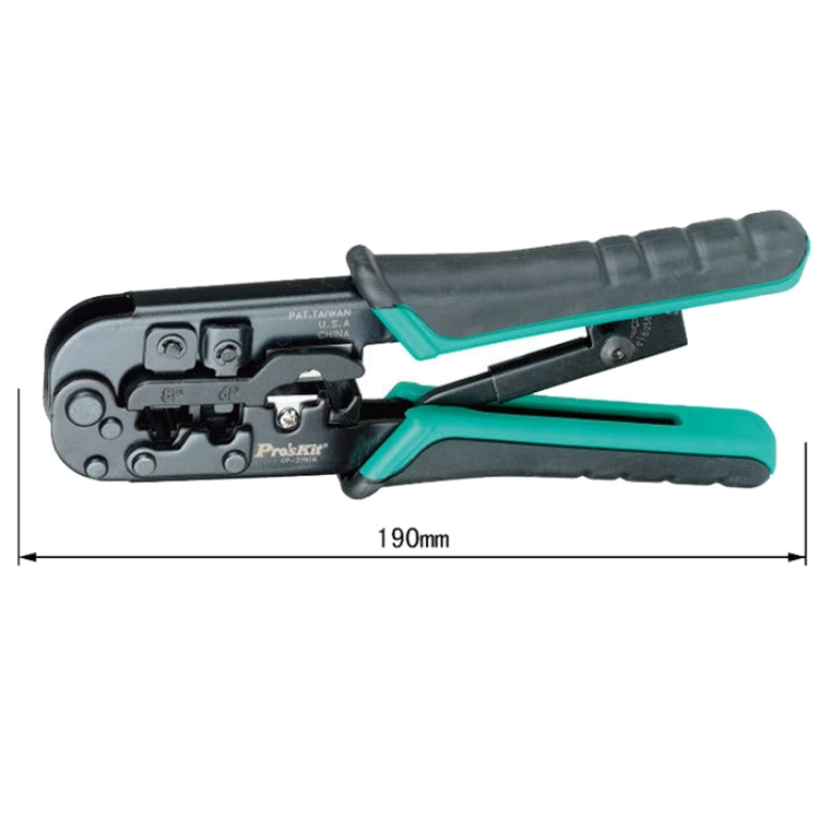 ProsKit CP-376TR 4P/6P/8P Three-Use Network Crimping Pliers - Lan Cable and Tools by ProsKit | Online Shopping UK | buy2fix