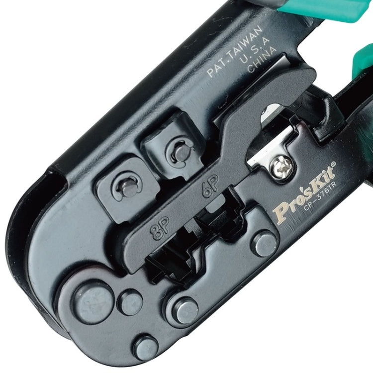 ProsKit CP-376TR 4P/6P/8P Three-Use Network Crimping Pliers - Lan Cable and Tools by ProsKit | Online Shopping UK | buy2fix