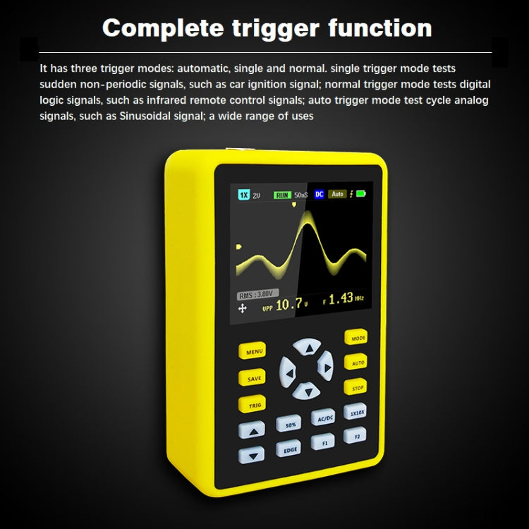 FNIRSI 2.4 Inch IPS Screen 100MHz Digital Oscilloscope(5012H) -  by FNIRSI | Online Shopping UK | buy2fix