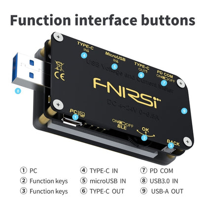 FNIRSI FNB48S USB Voltage Ammeter Multifunctional Fast Charge Tester, Specification: Bluetooth -  by FNIRSI | Online Shopping UK | buy2fix