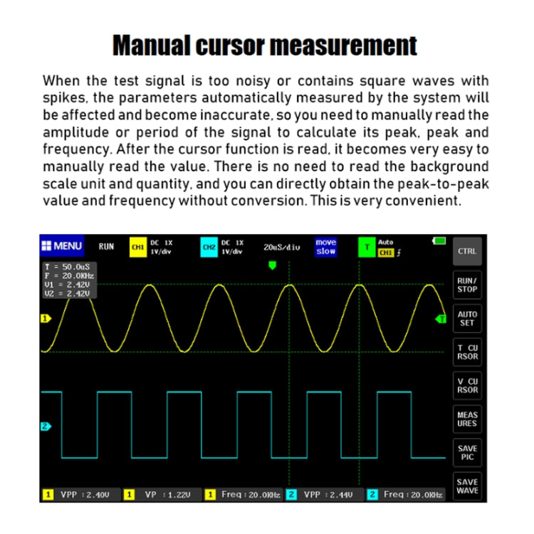 FNIRSI 1013D 1GS Sampling Dual Channel 100M Bandwidth Digital Oscilloscope, US Plug(English) - Digital Multimeter by FNIRSI | Online Shopping UK | buy2fix