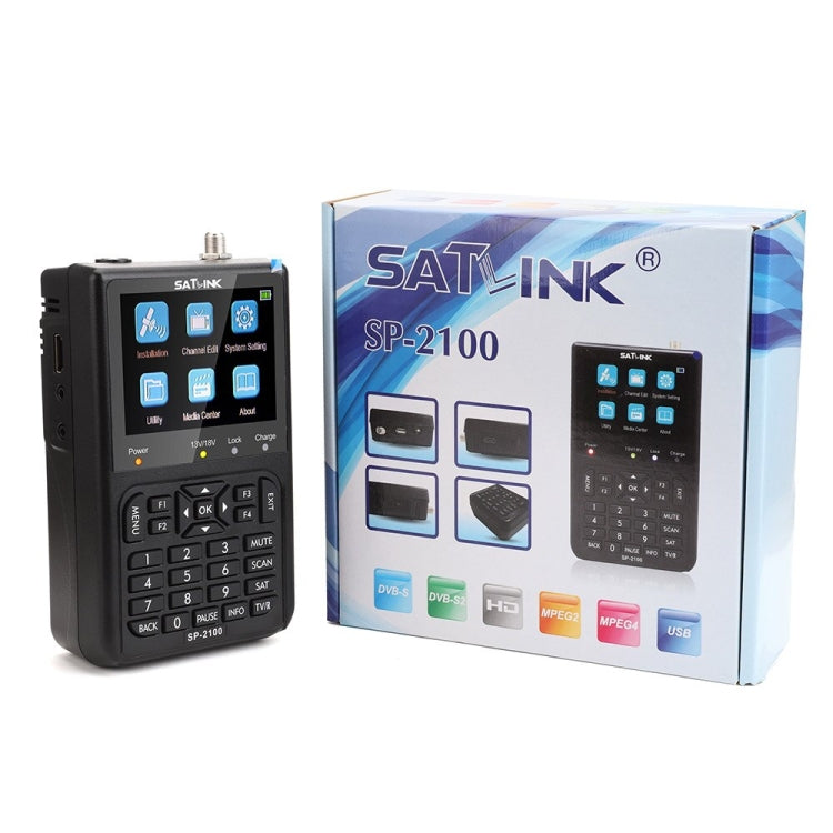 SATLINK SP-2100 HD Finder Meter Handheld Satellite Meter(AU Plug) -  by SATLINK | Online Shopping UK | buy2fix