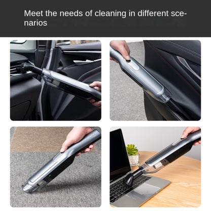 YX3560 Handheld Small Straight Handle Car Wireless Vacuum Cleaner, Style: Upgrade (Silver) -  by buy2fix | Online Shopping UK | buy2fix