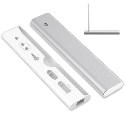 For Apple Pencil 1 / 2 AhaStyle PT145 Aluminum Storage Pen Case(Silver) - Pencil Accessories by AhaStyle | Online Shopping UK | buy2fix