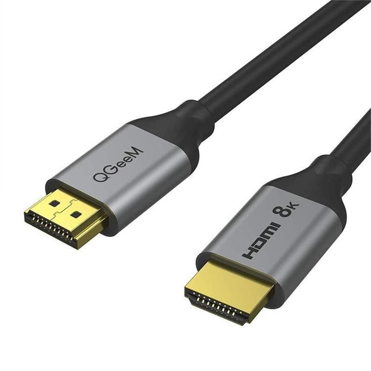 QGeeM QG-AV17 HDMI To HDMI Connection Cable Support 8K&60Hz 1m Length - Cable by QGeeM | Online Shopping UK | buy2fix