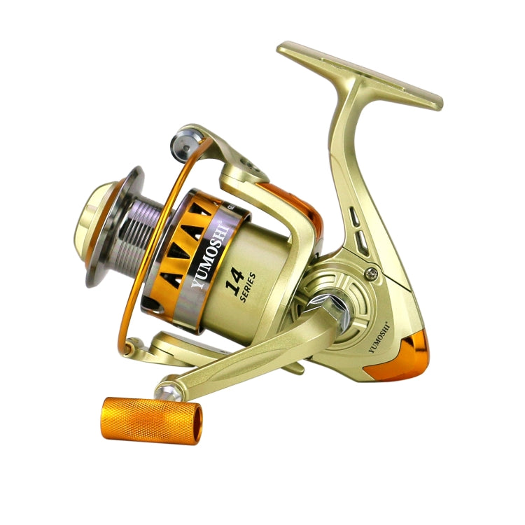 YUMOSHI JF2000 Spinning Fishing Reel 5.2:1 Gear Ratio Metal Spool Saltwater Fishing Tools - Fishing Reels by YUMOSHI | Online Shopping UK | buy2fix