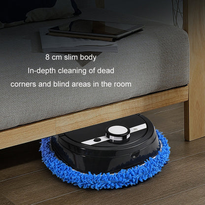 Intelligent Fully Automatic Sweeping Dragging Integrated Robot(Black) - Robot Vacuum Cleaner by buy2fix | Online Shopping UK | buy2fix