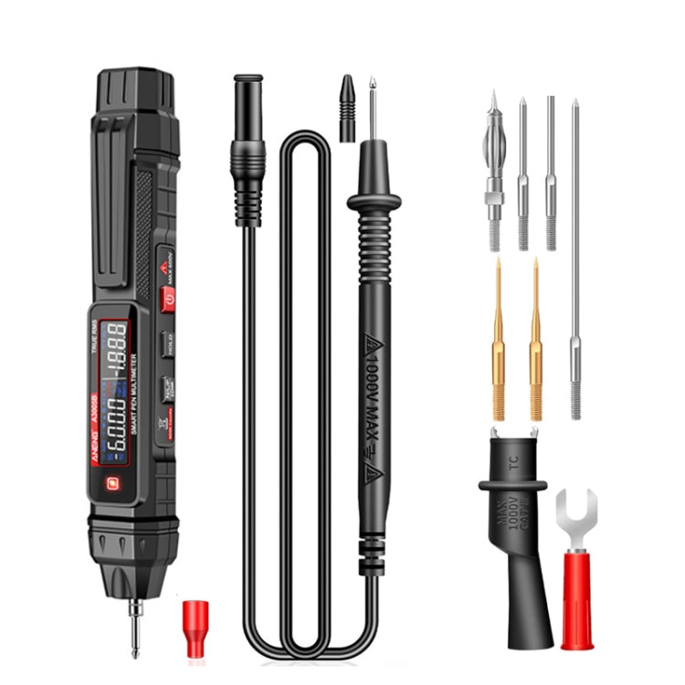 ANENG A3005B 10MHZ/60MF/60 Megohm Intelligent Anti-burning High-precision Digital Universal Meter(Matching Group) - Digital Multimeter by ANENG | Online Shopping UK | buy2fix