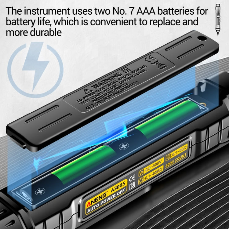 ANENG A3005A 10MHZ/40MF/40 Megohm Intelligent Anti-burning High-precision Digital Universal Meter(Standard) - Digital Multimeter by ANENG | Online Shopping UK | buy2fix