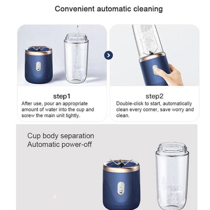 5V 40W 6 Blades Cordless Electric Juicer Portable Juice Squeezer, Spec: Blue Single Cover - Electric juicers by buy2fix | Online Shopping UK | buy2fix