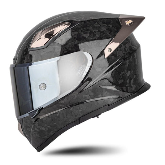 SOMAN Four Seasons Full Cover Motorcycle Helmet, Size: M(Cheetah Print Silver) - Helmets by SOMAN | Online Shopping UK | buy2fix