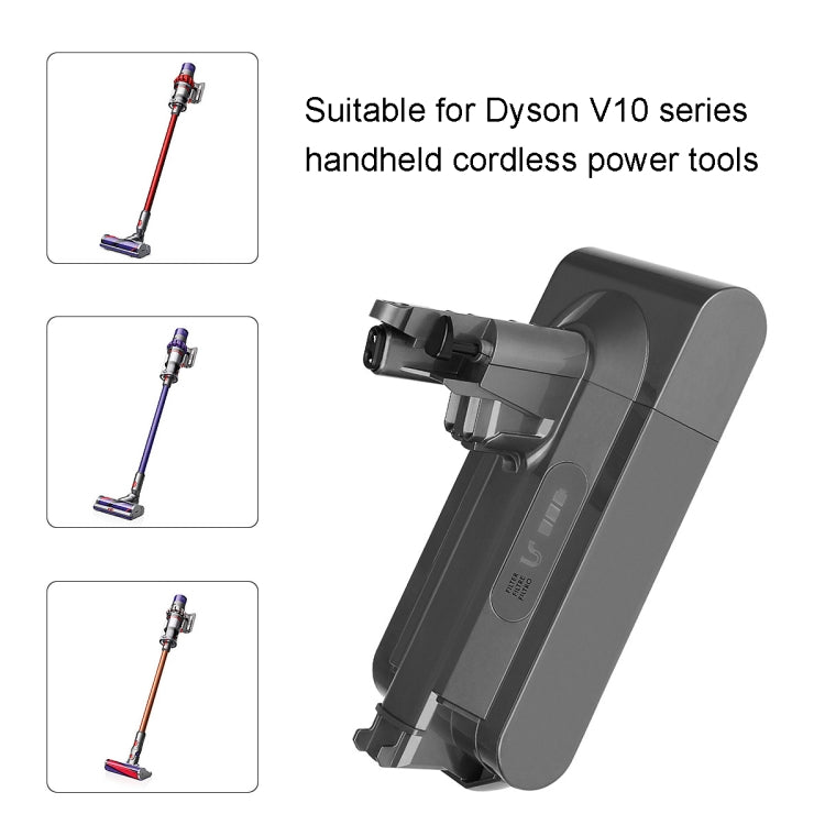 For Dyson V10 Series 25.2V Handheld Vacuum Cleaner Accessories Replacement Battery, Capacity: 2600mAh - Dyson Accessories by buy2fix | Online Shopping UK | buy2fix