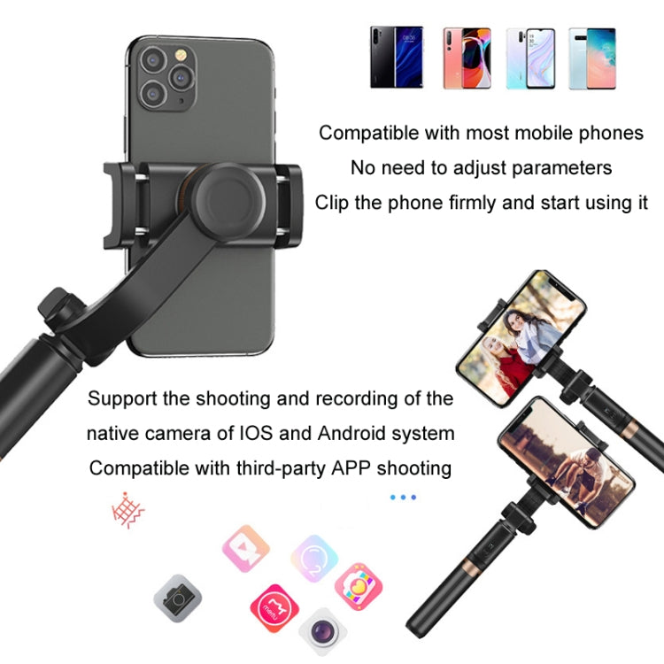 APEXEL APL-D6 Live Video Multifunctional Mobile Phone Gimbal Stabilizer Selfie Stick - Handheld Gimbals by APEXEL | Online Shopping UK | buy2fix