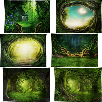 Dream Forest Series Party Banquet Decoration Tapestry Photography Background Cloth, Size: 150x130cm(H) -  by buy2fix | Online Shopping UK | buy2fix