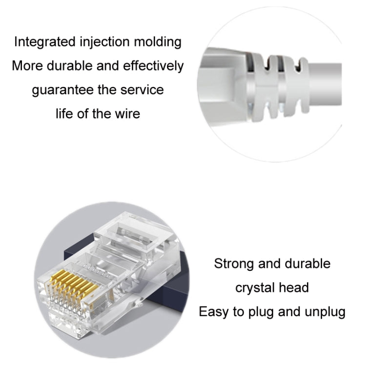 2m JINGHUA Cat5e Set-Top Box Router Computer Engineering Network Cable - Lan Cable and Tools by JINGHUA | Online Shopping UK | buy2fix