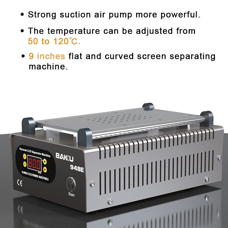 BAKU BA-948E Mobile Phone Liquid Crystal Separation Machine Flat Display Separator Heating Board US Plug 110V - Separation Equipment by BAKU | Online Shopping UK | buy2fix