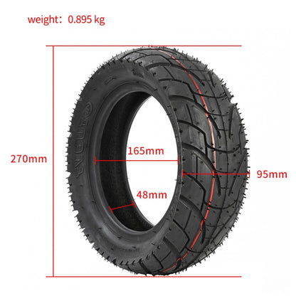 For KUGOO M4 TUOVT 80/65-6.5 10 inch Electric Skateboard Vacuum Explosion-Proof Outer Tire(Highway Tire) - Accessories & Parts by TUOVT | Online Shopping UK | buy2fix