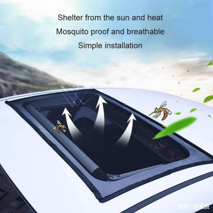 100x65cm Car Sunroof Magnetic Suction Anti-Mosquito Cover Anti-Mosquito Screen Window - Window Foils & Solar Protection by buy2fix | Online Shopping UK | buy2fix