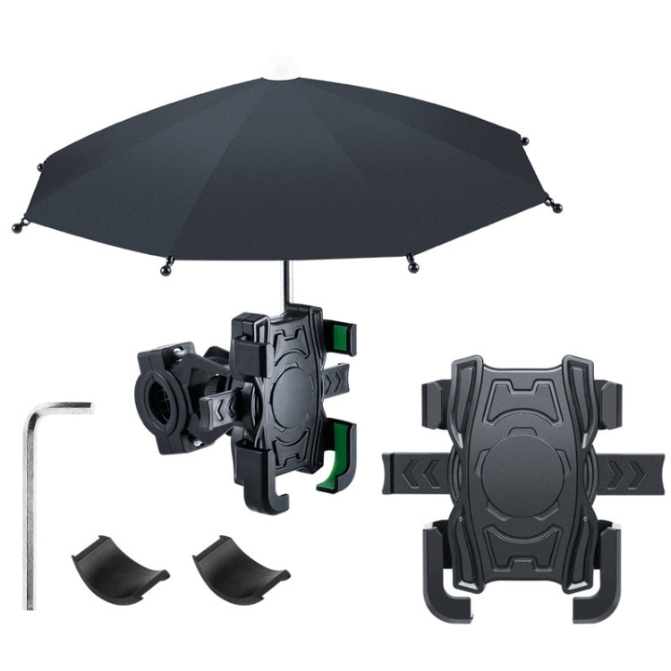 Motorcycle Waterproof Sunshade Umbrella Mobile Phone Navigation Bracket(Handlebar) - Holder by buy2fix | Online Shopping UK | buy2fix