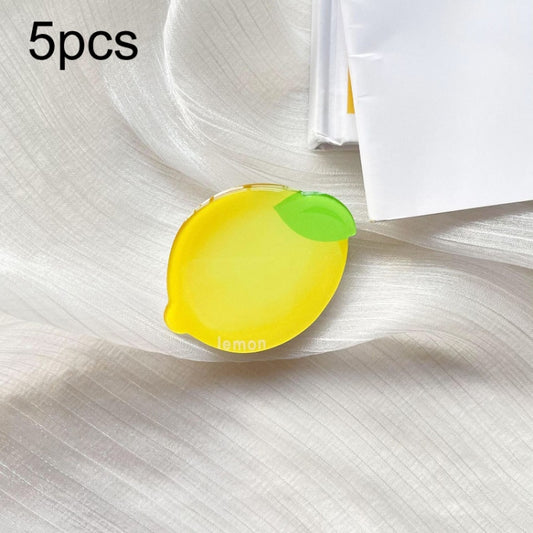 5pcs Sunflower Drip Glue Airbag Mobile Phone Holder(M103 Lemon) - Ring Holder by buy2fix | Online Shopping UK | buy2fix