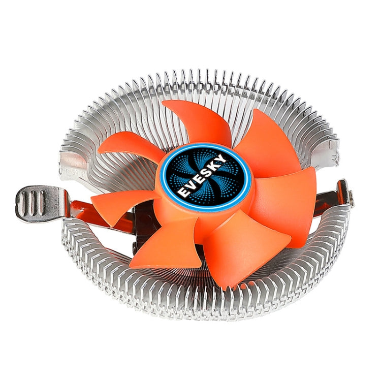 EVESKY  Desktop Computer CPU Fan 1155 775 AMD Universal Mute Down Pressure CPU Radiator - Fan Cooling by EVESKY | Online Shopping UK | buy2fix