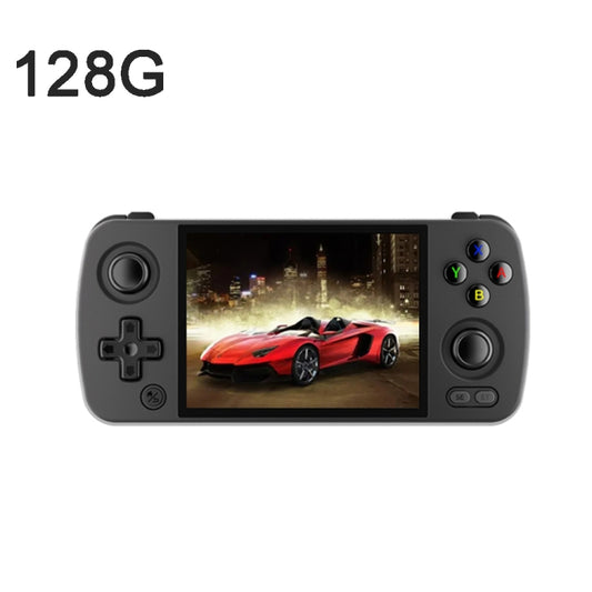 ANBERNIC RG405M Handheld Game Console 4 Inch IPS Touch Screen Aluminum Alloy Android 12 System 128G+128G 3100+Games(Black) - Pocket Console by ANBERNIC | Online Shopping UK | buy2fix