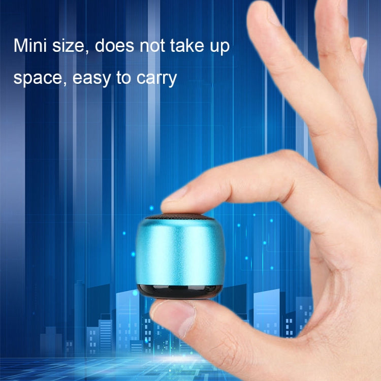 Small TWS Couplet Wireless Bluetooth Speaker Mini Smart Noise Reduction Waterproof Speaker(Blue) - Mini Speaker by buy2fix | Online Shopping UK | buy2fix