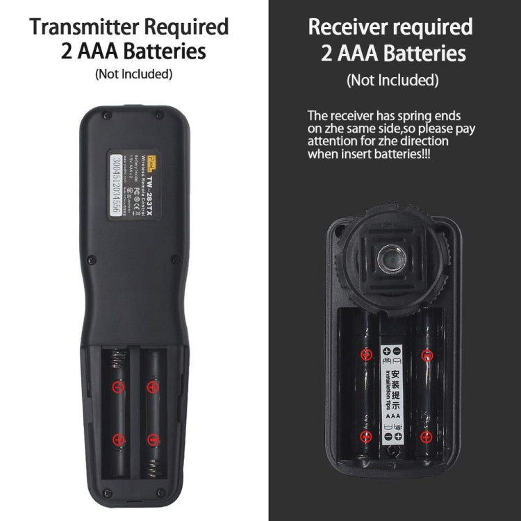 For Canon N3 Pixel TW283 Shutter Wireless Delay Remote Control SLR Shutter Flasher - Wireless Remote Control by Pixel | Online Shopping UK | buy2fix