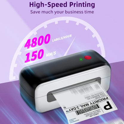 Phomemo PM246S Address Label Printer Thermal Paper Express E-Manifest Printer, Size: US(Purple) - Printer by Phomemo | Online Shopping UK | buy2fix