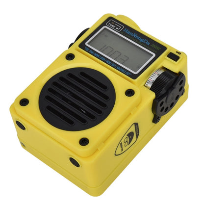 HanRongda HRD-701 Portable Full Band Radio Subwoofer Bluetooth TF Card Digital Display Radio(Yellow) - Radio Player by HanRongda | Online Shopping UK | buy2fix