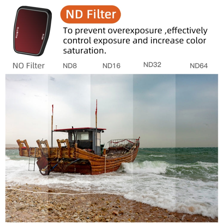 For DJI Air 3 RCSTQ Multi-Layer Coating Waterproof  Filter, Spec: ND8 - Mavic Lens Filter by RCSTQ | Online Shopping UK | buy2fix