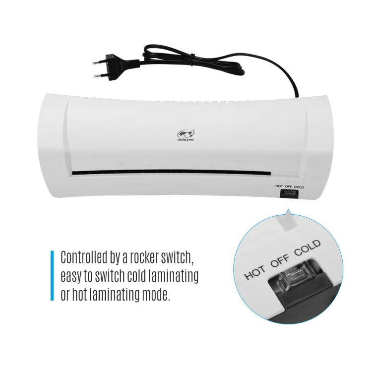 Osmile SL200 A4 Photo Cold and Hot Laminating Machine 340mm/min Speed EU Plug - Photo Film Covering Machine by Osmile | Online Shopping UK | buy2fix