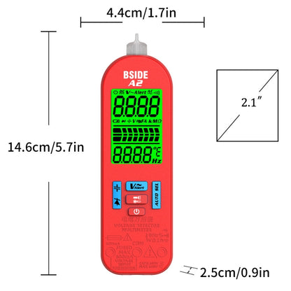 BSIDE A2 Charging Model Mini Digital Auto-Ranging Pencil Multimeter, Specification: With Tool Pack - Digital Multimeter by BSIDE | Online Shopping UK | buy2fix