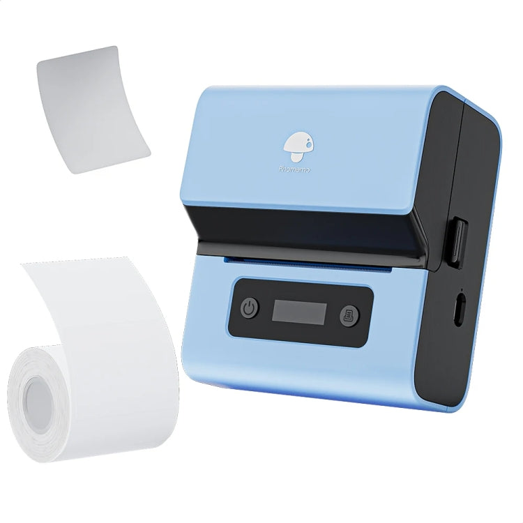 Phomemo M221 Thermal Wireless Label Printer Barcode Bluetooth Label Maker(Blue) - Printer by Phomemo | Online Shopping UK | buy2fix