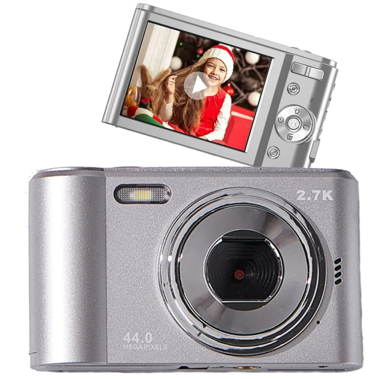 2.4-inch TFT Color Screen HD Digital Camera Portable Travel 8X Zoom Smart Camera(Silver Standard) - Children Cameras by buy2fix | Online Shopping UK | buy2fix