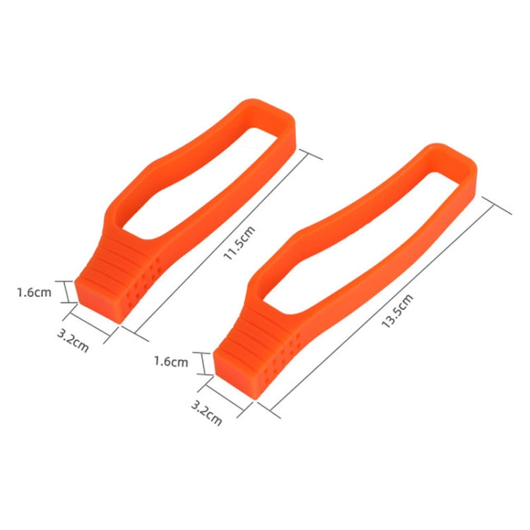 ENLEE E-6435469 1pair Bicycle Chain Guard Mountain Road Bike Chapter Protector(Orange) - Bicycle Chains & Rounds by ENLEE | Online Shopping UK | buy2fix