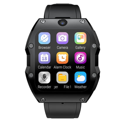 LOKMAT Appllp 3 Max 2.02-Inch Plug Card 4G Call Waterproof Sport Smart Watch With SOS(Black) - Smart Watches by LOKMAT | Online Shopping UK | buy2fix