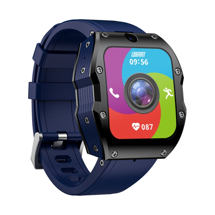 LOKMAT Appllp 3 Max 2.02-Inch Plug Card 4G Call Waterproof Sport Smart Watch With SOS(Blue) - Smart Watches by LOKMAT | Online Shopping UK | buy2fix