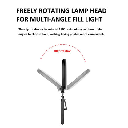 Desktop Ring Fill Light Video Conferencing Computer Fill Lamp With Multi-Function Bracket 3000-6500K - Ring Light by buy2fix | Online Shopping UK | buy2fix