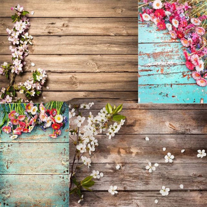 1.25m x 0.8m Imitation Wood Grain Board Gourmet 3D Photo Photography Background Cloth(MB6) - Wood Floor by buy2fix | Online Shopping UK | buy2fix