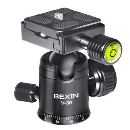 BEXIN 360 Degree Rotation Aluminum Alloy Tripod 30mm Ball Head with Quick Release Plate - Tripod Heads by BEXIN | Online Shopping UK | buy2fix